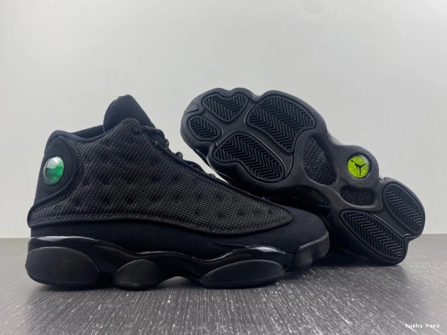 Rep Husky Cat Retro 13 Air Jordan 414571-011 Black 0811